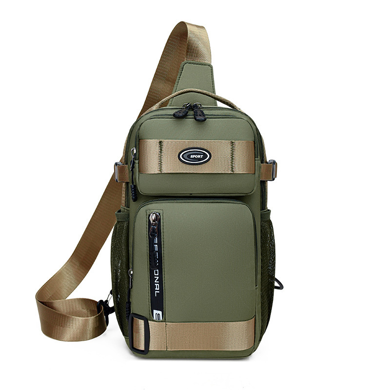 Geantă torace pentru bărbați, stil unisex, țesătură Oxford, căptușeală din poliester, Primăvara 2025