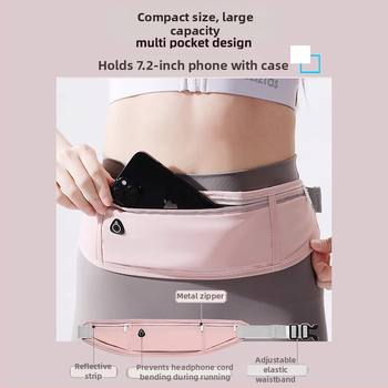 HOWNEW Geantă de talie din Lycra – Respirabilă, Rezistentă la apă, Ultra-ușoară, Anti-furt – Unisex