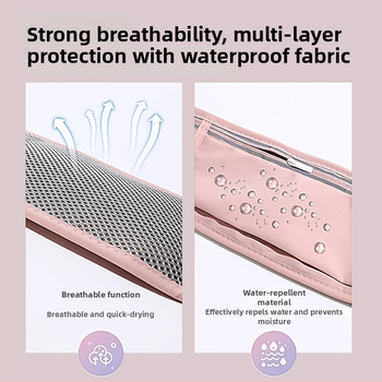 HOWNEW Geantă de talie din Lycra – Respirabilă, Rezistentă la apă, Ultra-ușoară, Anti-furt – Unisex