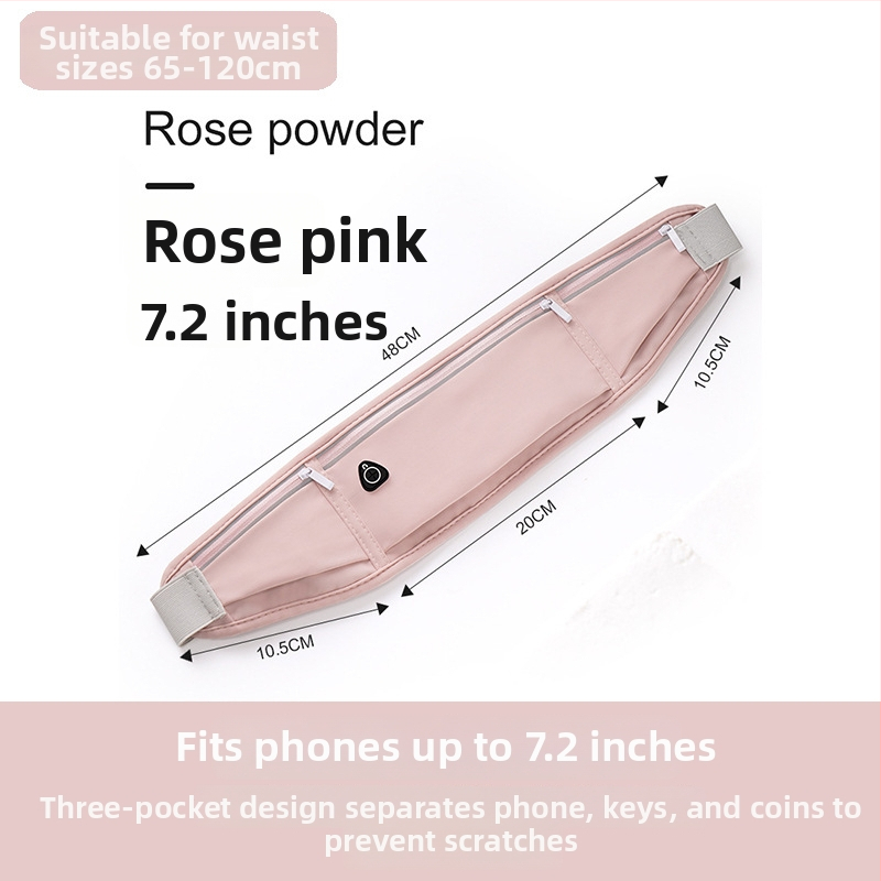 HOWNEW Geantă de talie din Lycra – Respirabilă, Rezistentă la apă, Ultra-ușoară, Anti-furt – Unisex