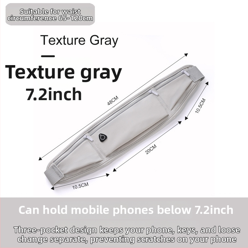 HOWNEW Geantă de talie din Lycra – Respirabilă, Rezistentă la apă, Ultra-ușoară, Anti-furt – Unisex