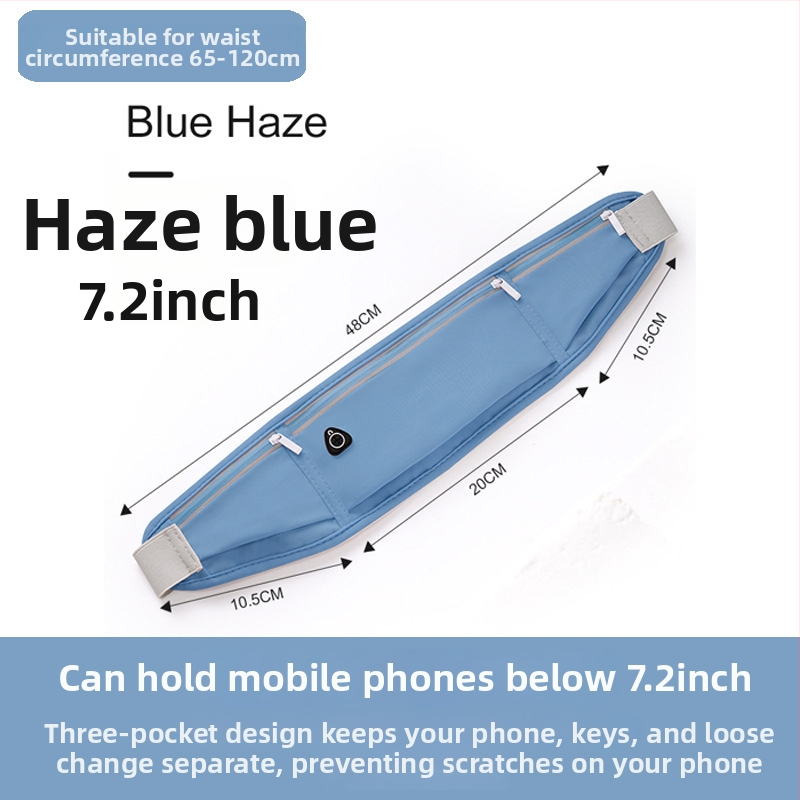 HOWNEW Geantă de talie din Lycra – Respirabilă, Rezistentă la apă, Ultra-ușoară, Anti-furt – Unisex