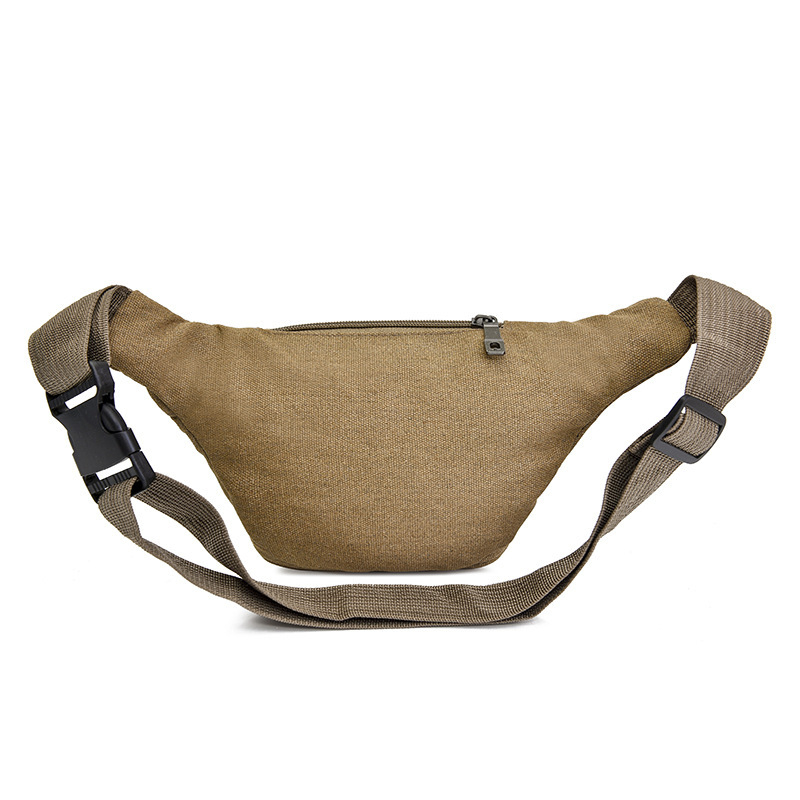 Pungă de talie pentru sport, din pânză, model solid, căptușeală din poliester, pentru activități în aer liber