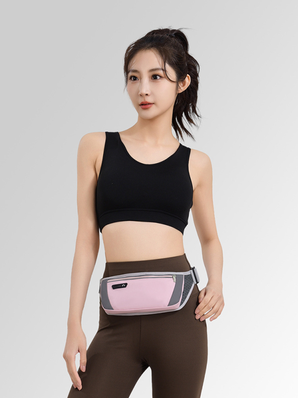 Borsetă de talie pentru telefon – alergare, ciclism și drumeții – PU, respirabilă, impermeabilă, ultraușoară, capacitate pentru telefon de 7,5 inch, crossbody