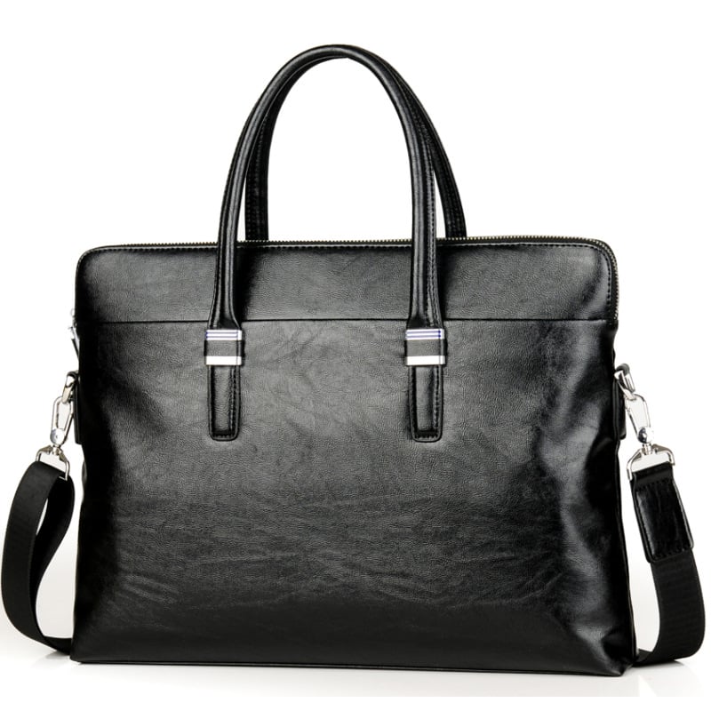 Geantă de mână pentru bărbați, din PU, SAENNPOLO S150, impermeabilă, pentru călătorii de afaceri