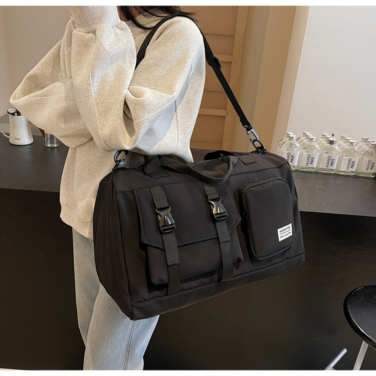 Geantă de sport pentru călătorii cu compartiment uscat–umed, impermeabilă, capacitate 20-35 L, material Oxford, unisex