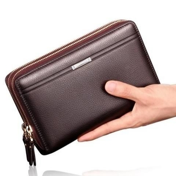Muški clutch torba od PU kože, prozračna, vodootporna, antibakterijska, proširiva