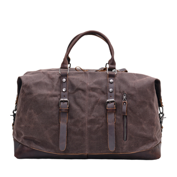 Muchuan 36–55L muška putna torba od platna s voskom, vodootporna, prozračna, otporno na habanje, model 831-2, preko ramena