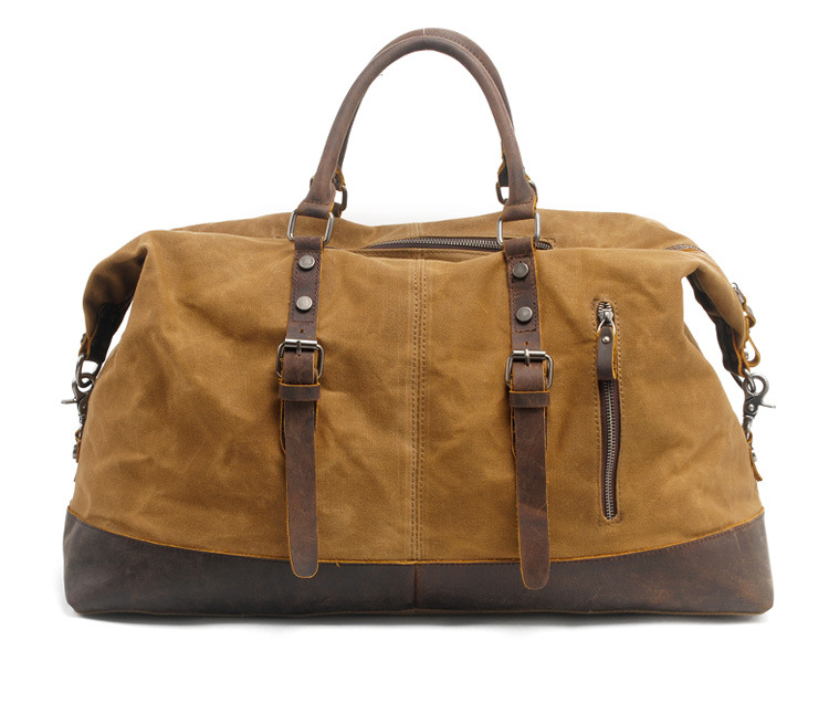 Muchuan 36–55L muška putna torba od platna s voskom, vodootporna, prozračna, otporno na habanje, model 831-2, preko ramena