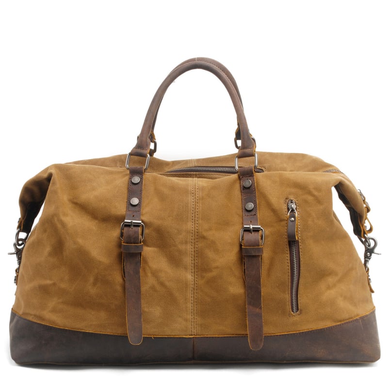 Muchuan 36–55L muška putna torba od platna s voskom, vodootporna, prozračna, otporno na habanje, model 831-2, preko ramena