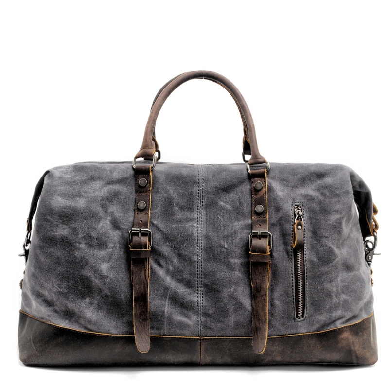 Muchuan 36–55L muška putna torba od platna s voskom, vodootporna, prozračna, otporno na habanje, model 831-2, preko ramena