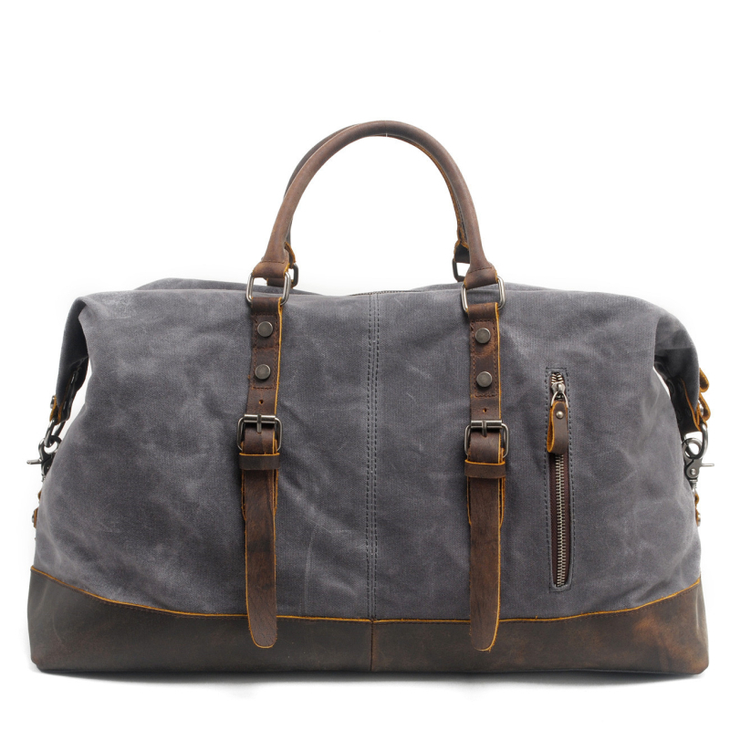 Muchuan 36–55L muška putna torba od platna s voskom, vodootporna, prozračna, otporno na habanje, model 831-2, preko ramena