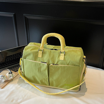 Чанта за пътуване с голям капацитет, лека и стилна, уличен стил за свободно пътуване (Капацитет 20–35 л; Материал: плат; Функции: дишаща, разширяем капацитет, разделяне сухо/мокро)