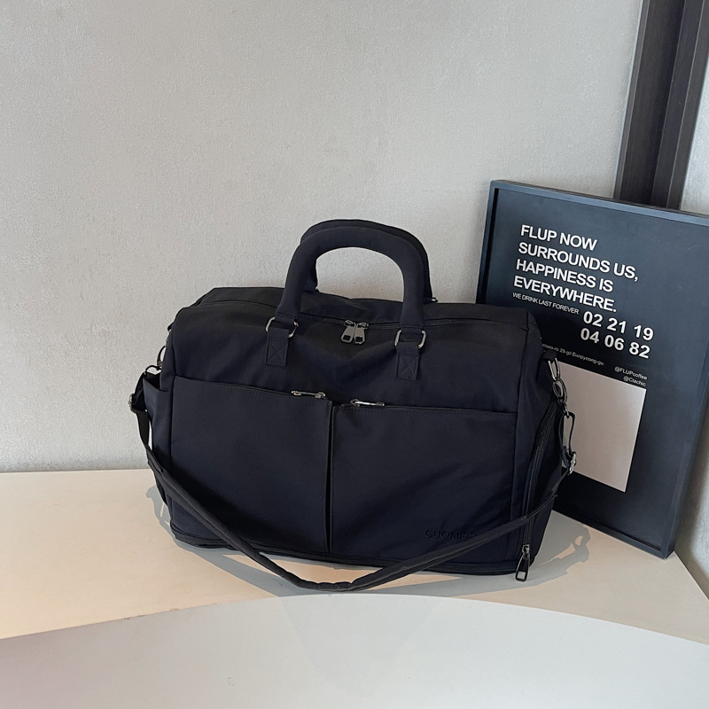 Чанта за пътуване с голям капацитет, лека и стилна, уличен стил за свободно пътуване (Капацитет 20–35 л; Материал: плат; Функции: дишаща, разширяем капацитет, разделяне сухо/мокро)