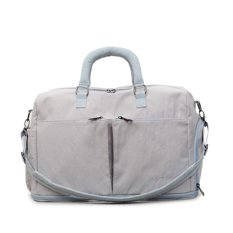 Чанта за пътуване с голям капацитет, лека и стилна, уличен стил за свободно пътуване (Капацитет 20–35 л; Материал: плат; Функции: дишаща, разширяем капацитет, разделяне сухо/мокро)