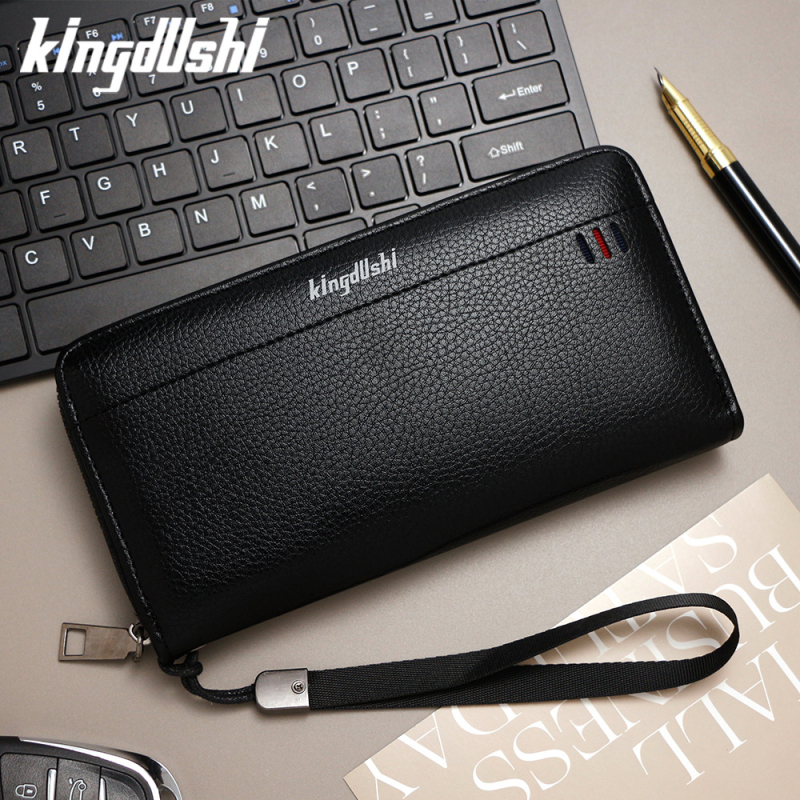 Pánska clutch taška - PU koža, obchodný štýl, KINGDUSHI, PU podšívka