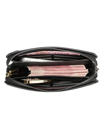 Muški poslovni clutch torba s anti-theft zaključavanjem otiska prsta, PU materijal, dugačak novčanik i više pretinaca za kartice