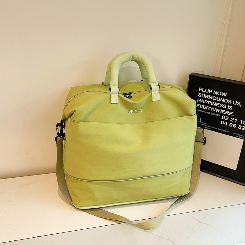 Putna torba za putovanje, velikog kapaciteta, proširiva, lagana, crossbody remen, poliester