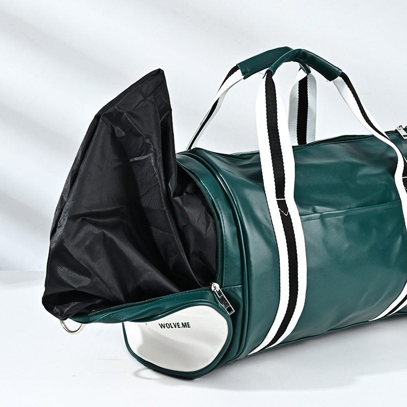Unisex barrel bag, premijerna koža, vodootporna, kapacitet 20–35L, gradski stil