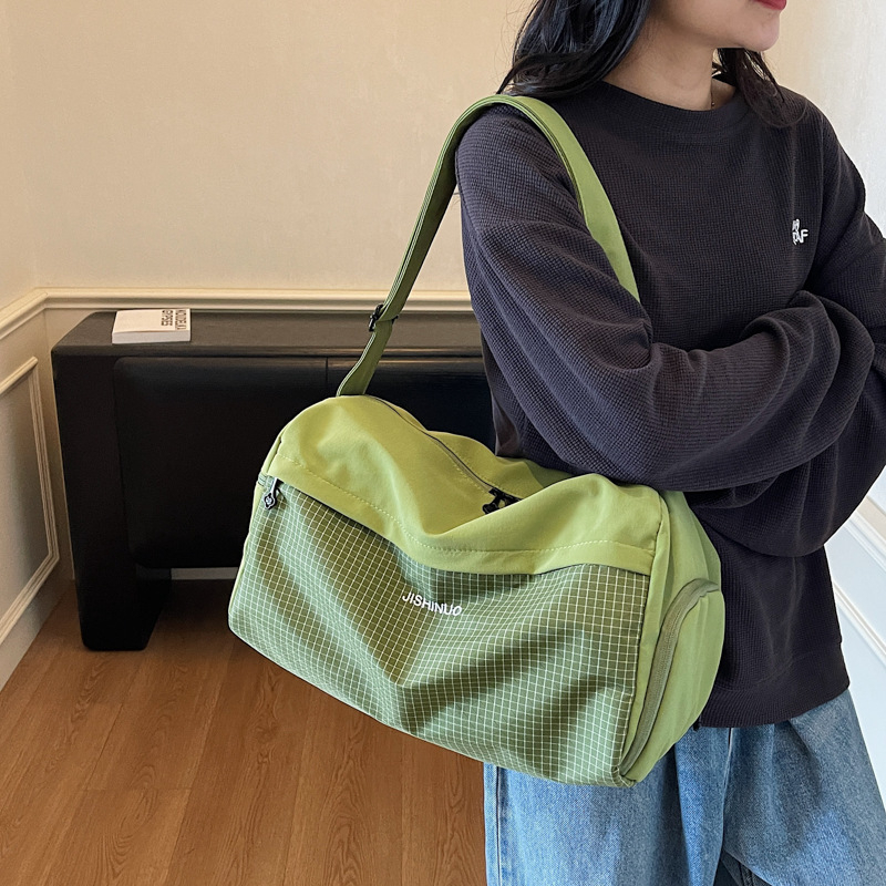 Športová taška s oddelením suchého a mokrého pre plávanie, crossbody popruh, unisex, 20–35 L, Oxford látka