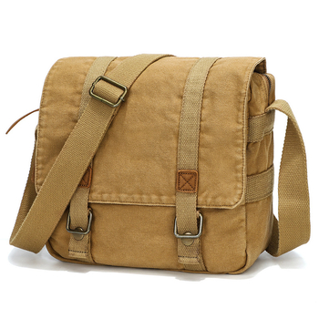 Muška crossbody torba od platna — urbanog jednostavnog stila, platno, otpornost na habanje, podstava: poliester-pamuk, Cool Craftsman.