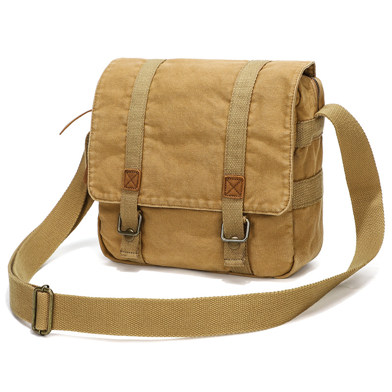 Muška crossbody torba od platna — urbanog jednostavnog stila, platno, otpornost na habanje, podstava: poliester-pamuk, Cool Craftsman.