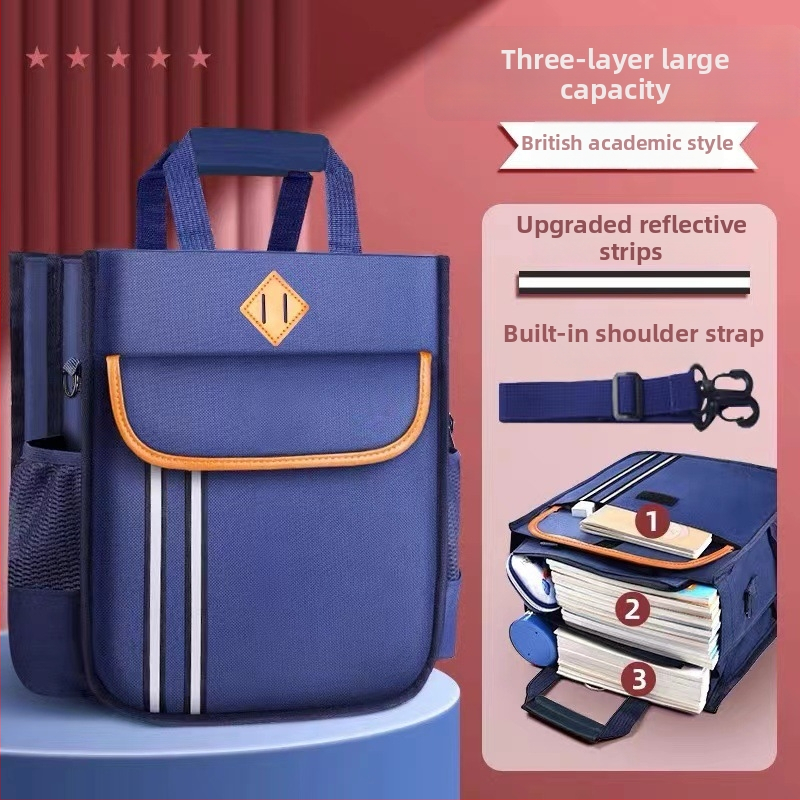 Jiadaiqi študentská taška na knihy cez rameno, z Oxford materiálu, so zipsom, šikmý tvar, vhodná pre žiakov od základnej školy po nižšiu strednú školu