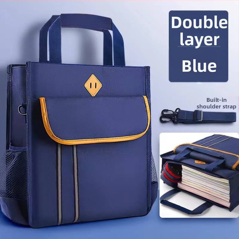 Jiadaiqi študentská taška na knihy cez rameno, z Oxford materiálu, so zipsom, šikmý tvar, vhodná pre žiakov od základnej školy po nižšiu strednú školu