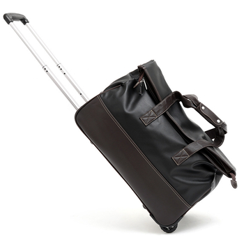Ditd Velika kapaciteta putne torbe s kotačićima, PU materijal, 36–55L, vodootporna i otporna na krađu – poslovni elitni trolley