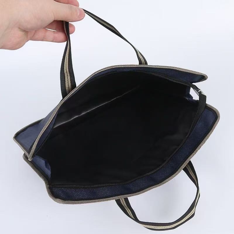 Vászon dokumentumtáska, Jingfang márka, hordozható irodai táska stílus, négyszögletes forma, számítógép méret: forduljon az ügyfélszolgálathoz