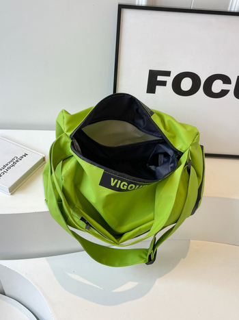 Uniszex edzőtáska, 20–35L, Oxford szövet, ultrakönnyű, száraz–nedves elválasztás, utcai stílus