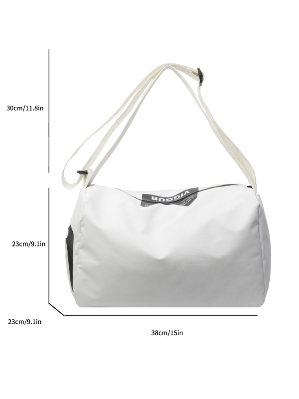 Uniszex edzőtáska, 20–35L, Oxford szövet, ultrakönnyű, száraz–nedves elválasztás, utcai stílus