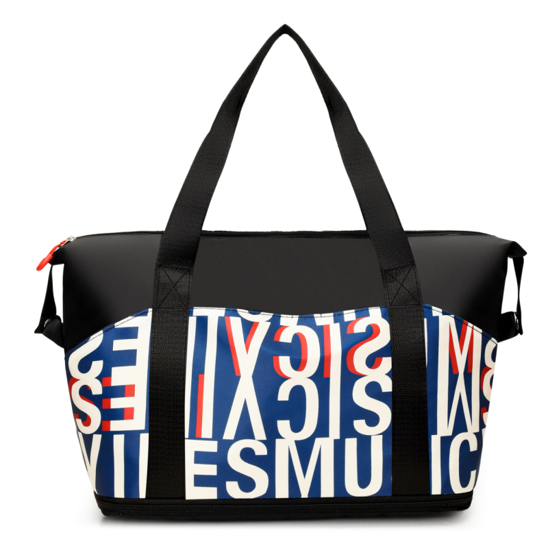 Fitness torba s odjeljkom za mokro i suho, unisex, Oxford tkanina, 20–35 L, torba preko ramena za putovanja