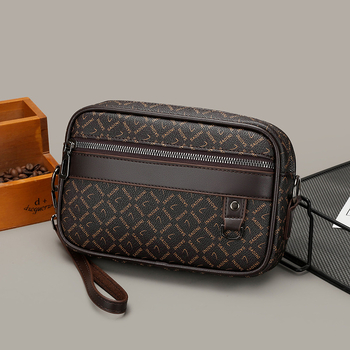 Férfi keresztbody táska – Street Trend stílus, Oxfordanyag, kopásálló, 8 hüvelykes laptophoz