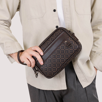 Férfi keresztbody táska – Street Trend stílus, Oxfordanyag, kopásálló, 8 hüvelykes laptophoz