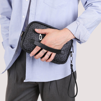 Férfi keresztbody táska – Street Trend stílus, Oxfordanyag, kopásálló, 8 hüvelykes laptophoz