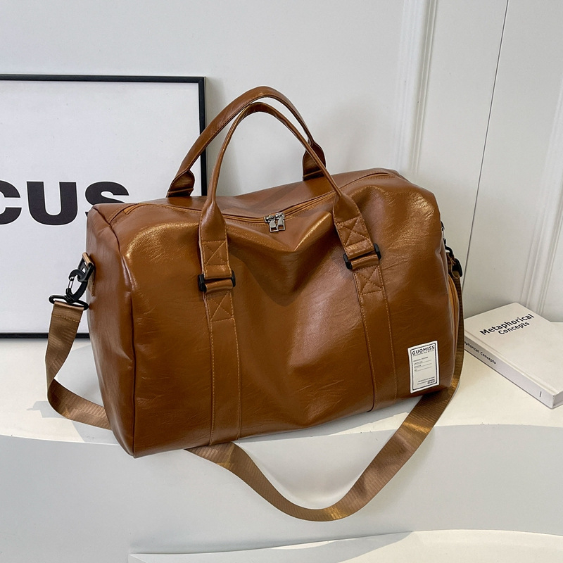 Unisex putna torba 20–35 L, PU koža, odjeljak za suhe i mokre stvari