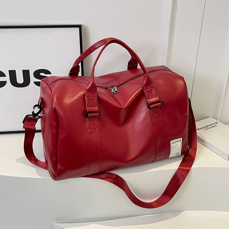 Unisex putna torba 20–35 L, PU koža, odjeljak za suhe i mokre stvari