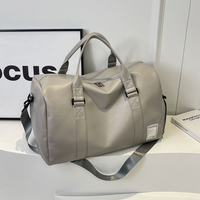 Unisex putna torba 20–35 L, PU koža, odjeljak za suhe i mokre stvari