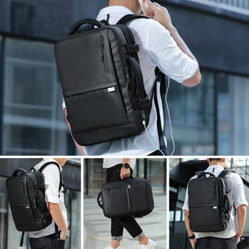 Unisex vízálló hátizsák utazáshoz, nagy kapacitású 36-55 L, Oxford anyag, lélegző, kopásálló