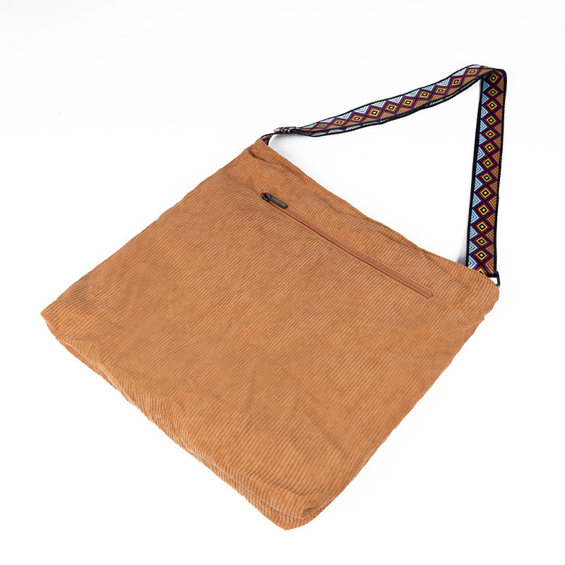 OSOCE Muška crossbody torba – Unisex stil, Corduroy materijal, Dnevna upotreba