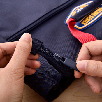 Diák tote táska könyvekhez | Deli márka, cipzár-stílus, űrlény-formájú, 0.4 kg, anyagvastagság 28 mm