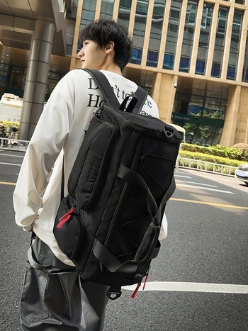 Dikaiero unisex utazótáska 20–35L, Oxford anyag, vízálló, nedves–száraz elkülönítés