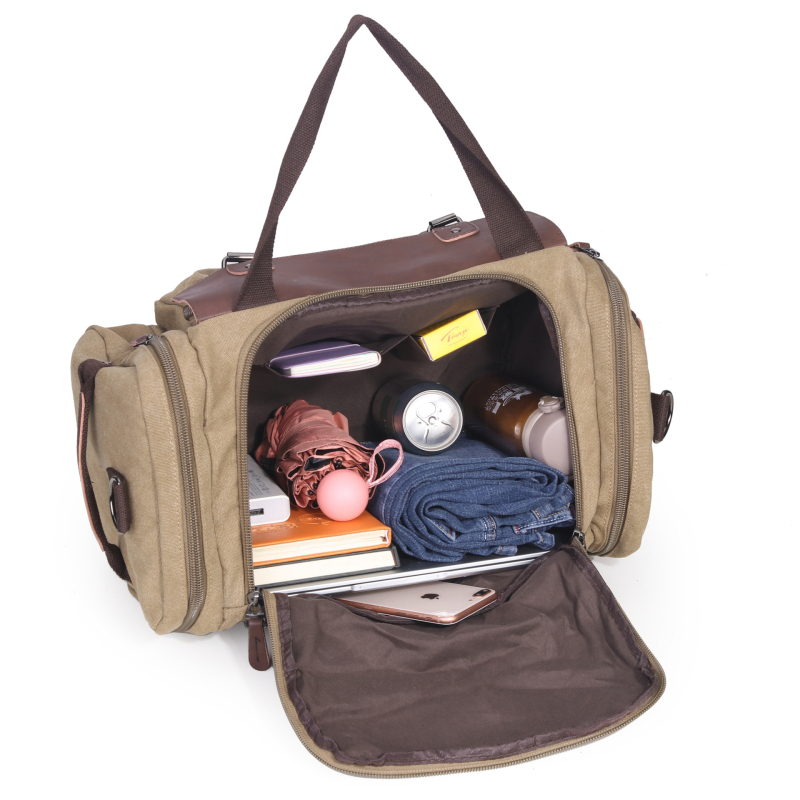 Muška crossbody torba Golden Aohuan, vodoravni četvrtasti oblik, bez uzorka, pamukova podstava