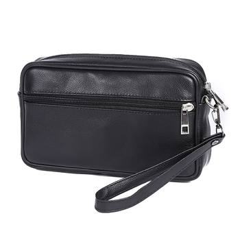 Valódi bőr férfi crossbody táska, városi egyszerű stílus, kopásálló, poliészter bélés, 2025 tavaszán debütál