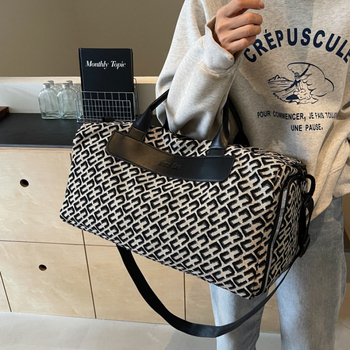 Muška crossbody putna torba, velika kapaciteta, lagana, poliester, podstava od platna, Autumn Money, pogodna za vožnju bicikla