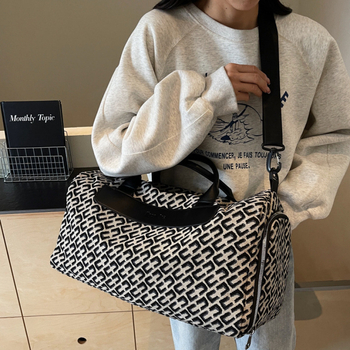 Muška crossbody putna torba, velika kapaciteta, lagana, poliester, podstava od platna, Autumn Money, pogodna za vožnju bicikla