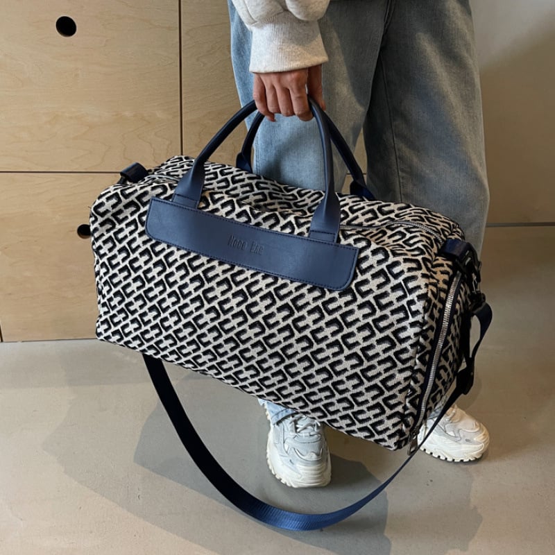 Muška crossbody putna torba, velika kapaciteta, lagana, poliester, podstava od platna, Autumn Money, pogodna za vožnju bicikla