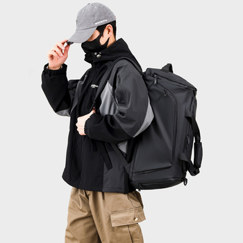 Unisex ruksak za fitness i putovanja, kapacitet 20-35 L, Oxford materijal, odjeljak suho/mokro, laminirani džep sa zatvaračem