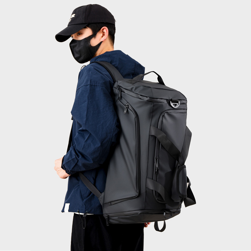 Unisex ruksak za fitness i putovanja, kapacitet 20-35 L, Oxford materijal, odjeljak suho/mokro, laminirani džep sa zatvaračem
